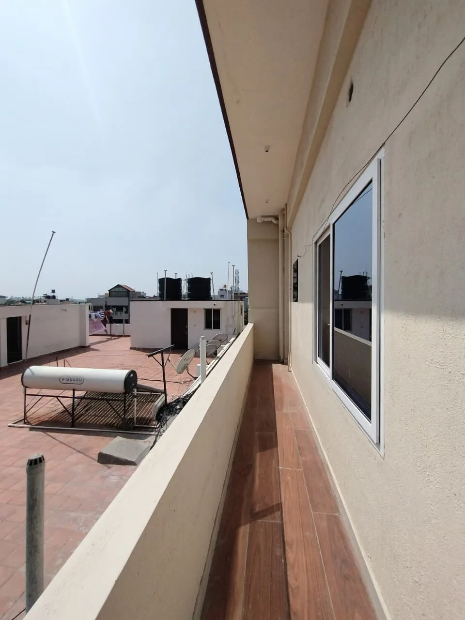 3 BHK Builder floor for rent in kasturinagar, bangalore, Balcony / view