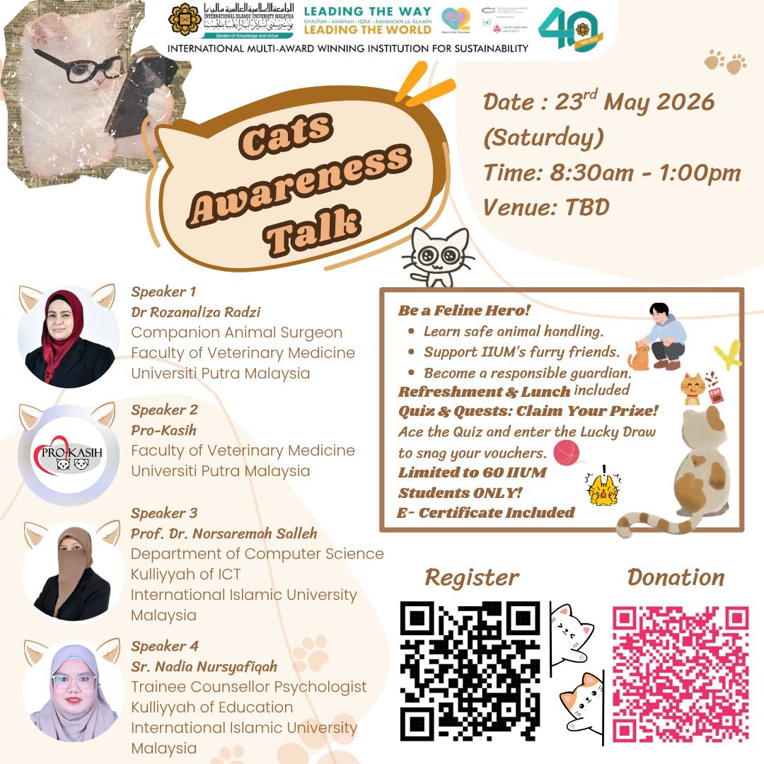 🐾 CAT AWARENESS TALK 🐾