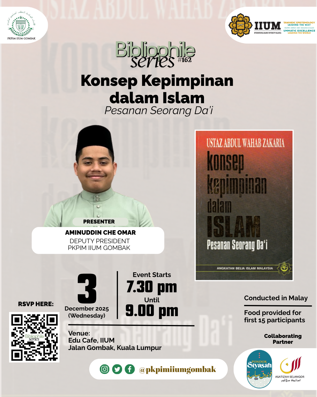 𝐁𝐈𝐁𝐋𝐈𝐎𝐏𝐇𝐈𝐋𝐄 𝐒𝐄𝐑𝐈𝐄𝐒 #𝟏𝟔𝟐: 𝐊𝐎𝐍𝐒𝐄𝐏 𝐊𝐄𝐏𝐈𝐌𝐏𝐈𝐍𝐀𝐍 𝐃𝐀𝐋𝐀𝐌 𝐈𝐒𝐋𝐀𝐌