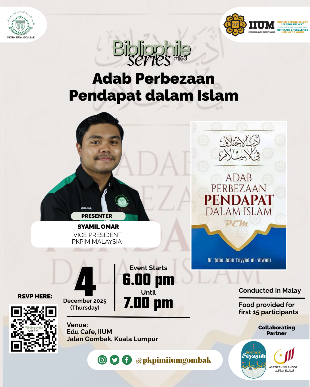 𝐁𝐈𝐁𝐋𝐈𝐎𝐏𝐇𝐈𝐋𝐄 𝐒𝐄𝐑𝐈𝐄𝐒 #𝟏𝟔𝟑: 𝐀𝐃𝐀𝐁 𝐏𝐄𝐑𝐁𝐄𝐙𝐀𝐀𝐍 𝐏𝐄𝐍𝐃𝐀𝐏𝐀𝐓 𝐃𝐀𝐋𝐀𝐌 𝐈𝐒𝐋𝐀𝐌