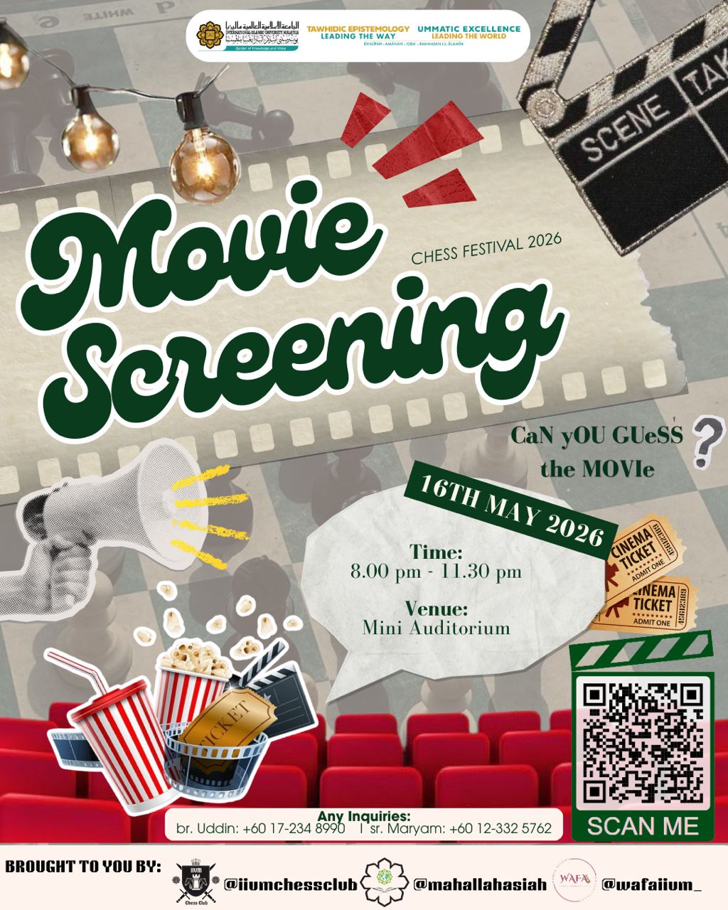 🎬 Movie Screening — Chess Festival 3.0 2026 🎬