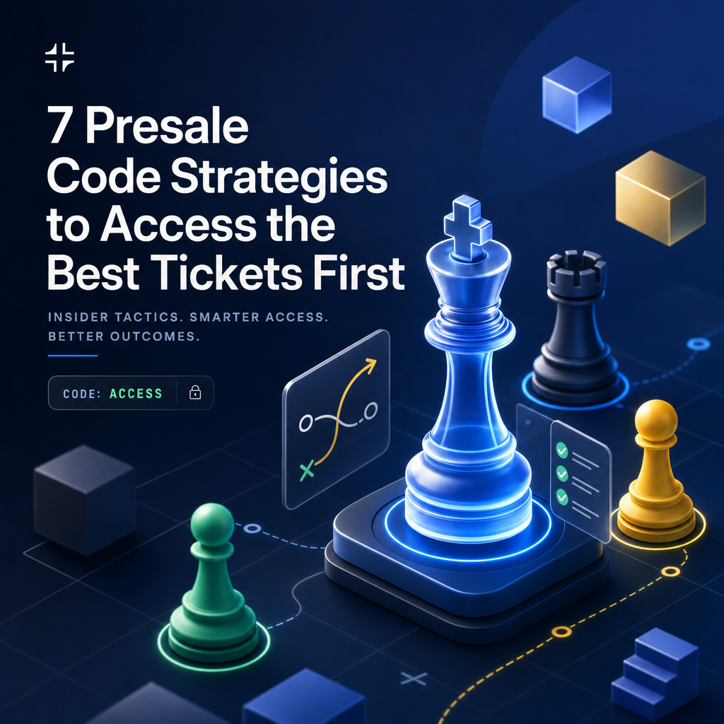 7 Presale Code Strategies to Access the Best Tickets First