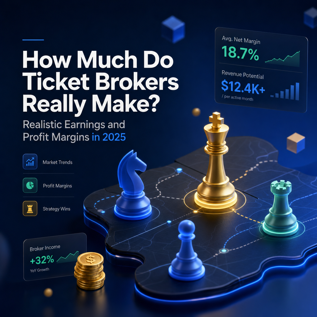 How Much Do Ticket Brokers Really Make? Realistic Earnings and Profit Margins in 2025