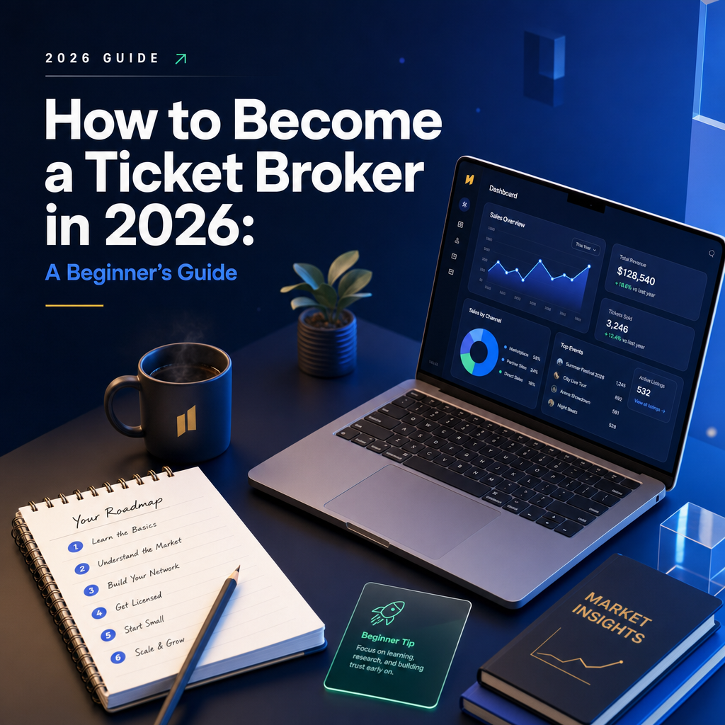 How to Become a Ticket Broker in 2026: A Beginner's Guide