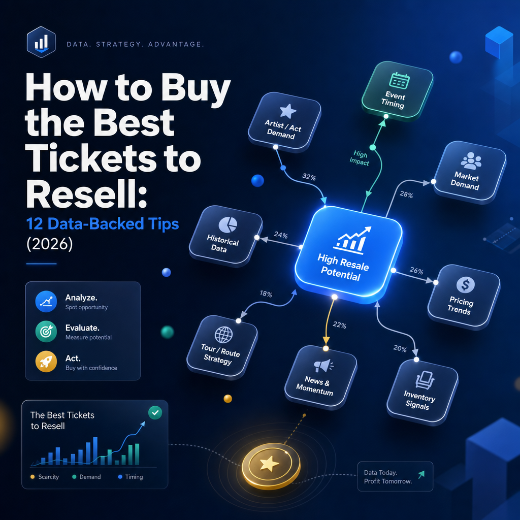 How to Buy the Best Tickets to Resell: 12 Data-Backed Tips (2026)