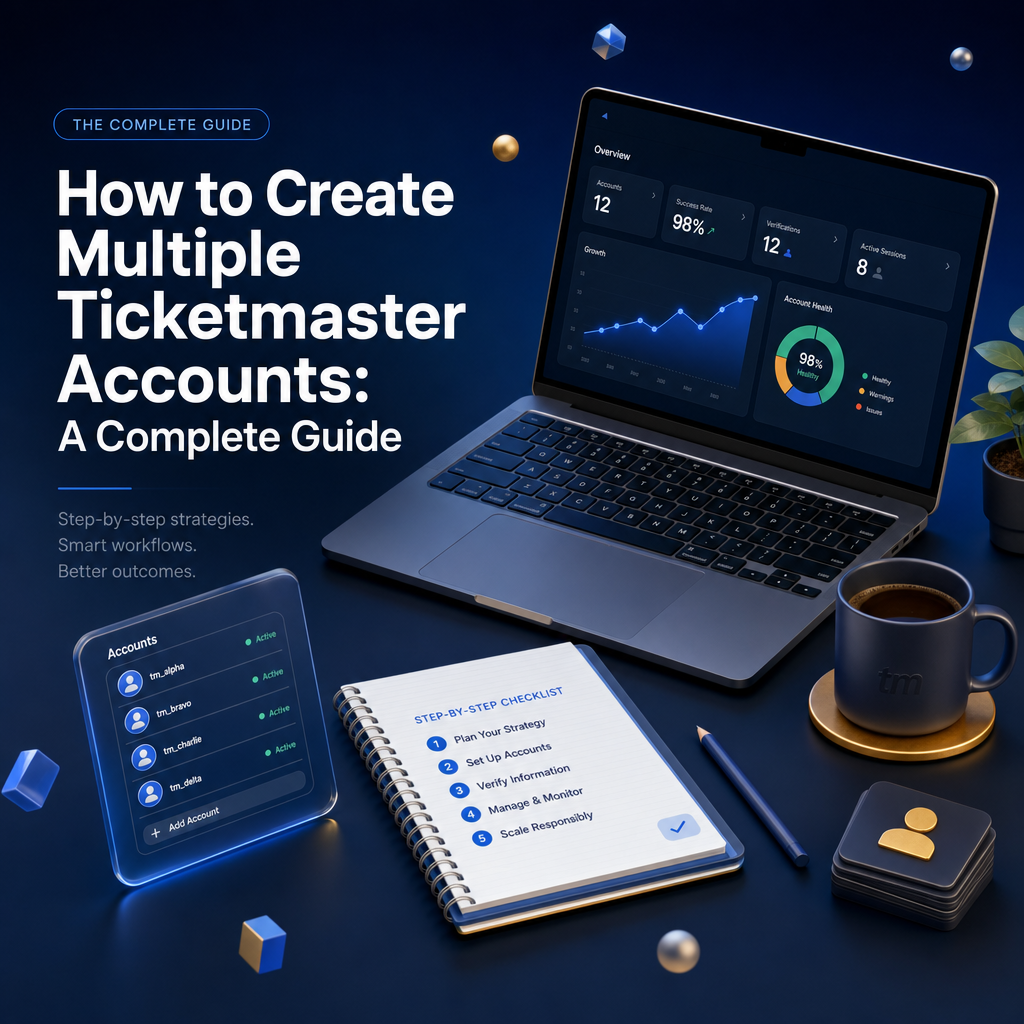 How to Create Multiple Ticketmaster Accounts: A Complete Guide