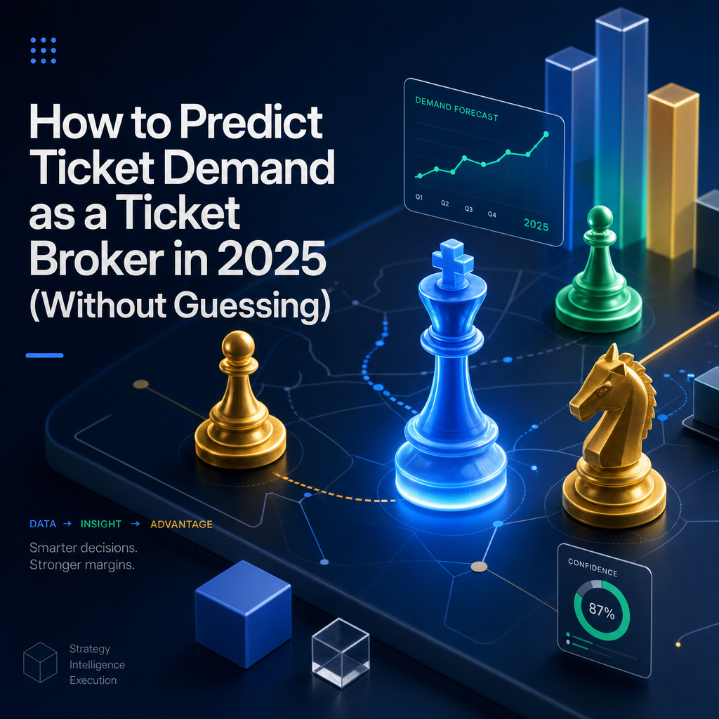 How to Predict Ticket Demand as a Ticket Broker in 2025 (Without Guessing)