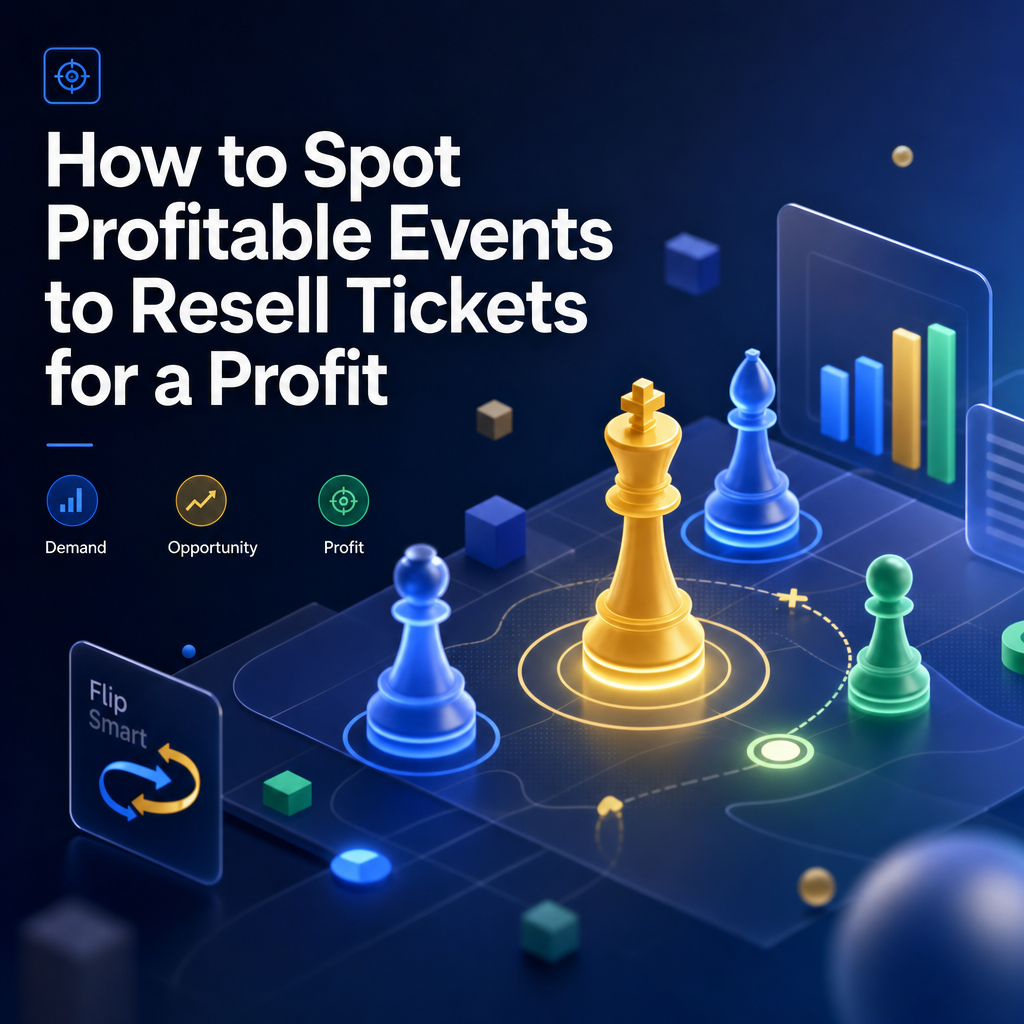 How to Spot Profitable Events to Resell Tickets for a Profit