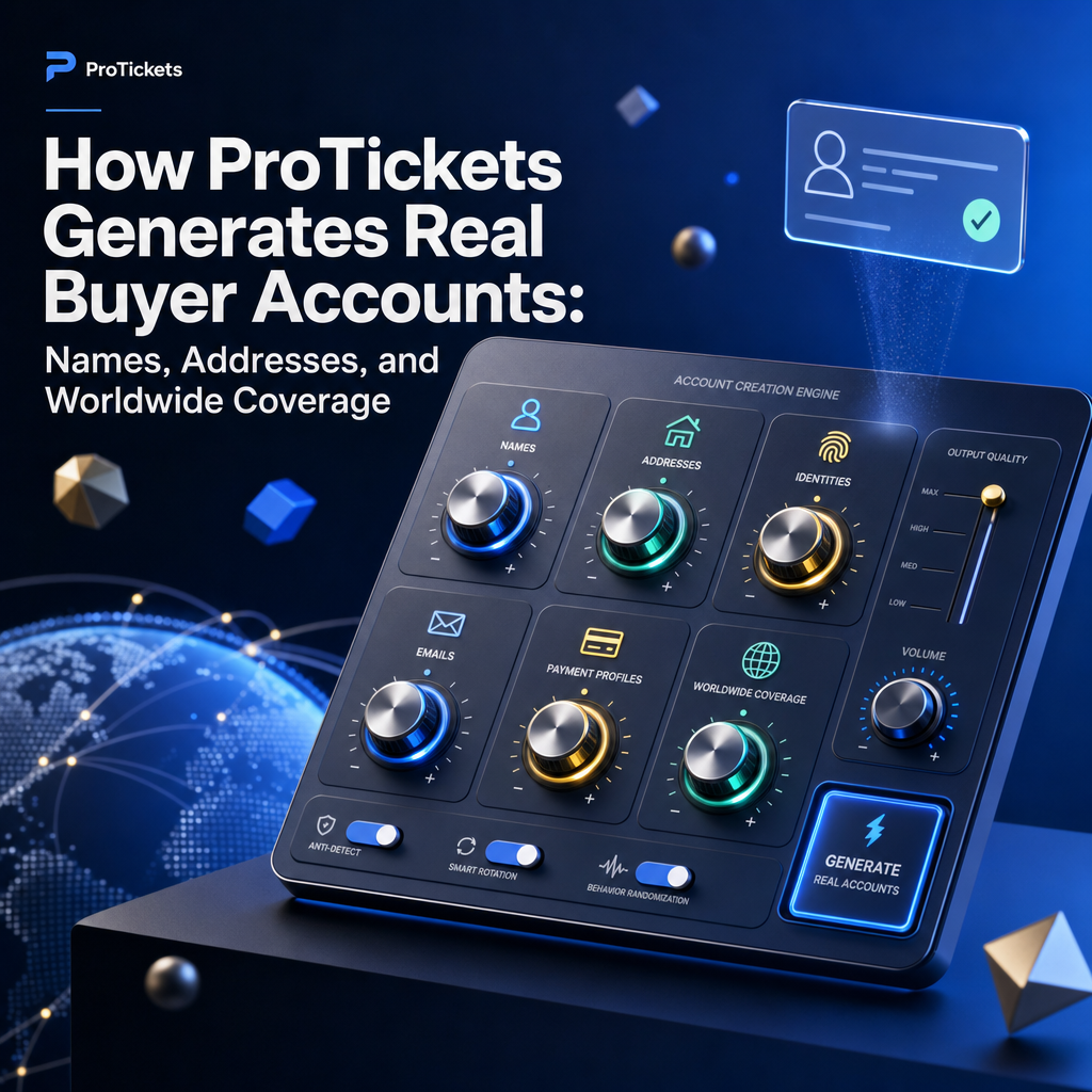 How ProTickets Generates Real Buyer Accounts: Names, Addresses, and Worldwide Coverage