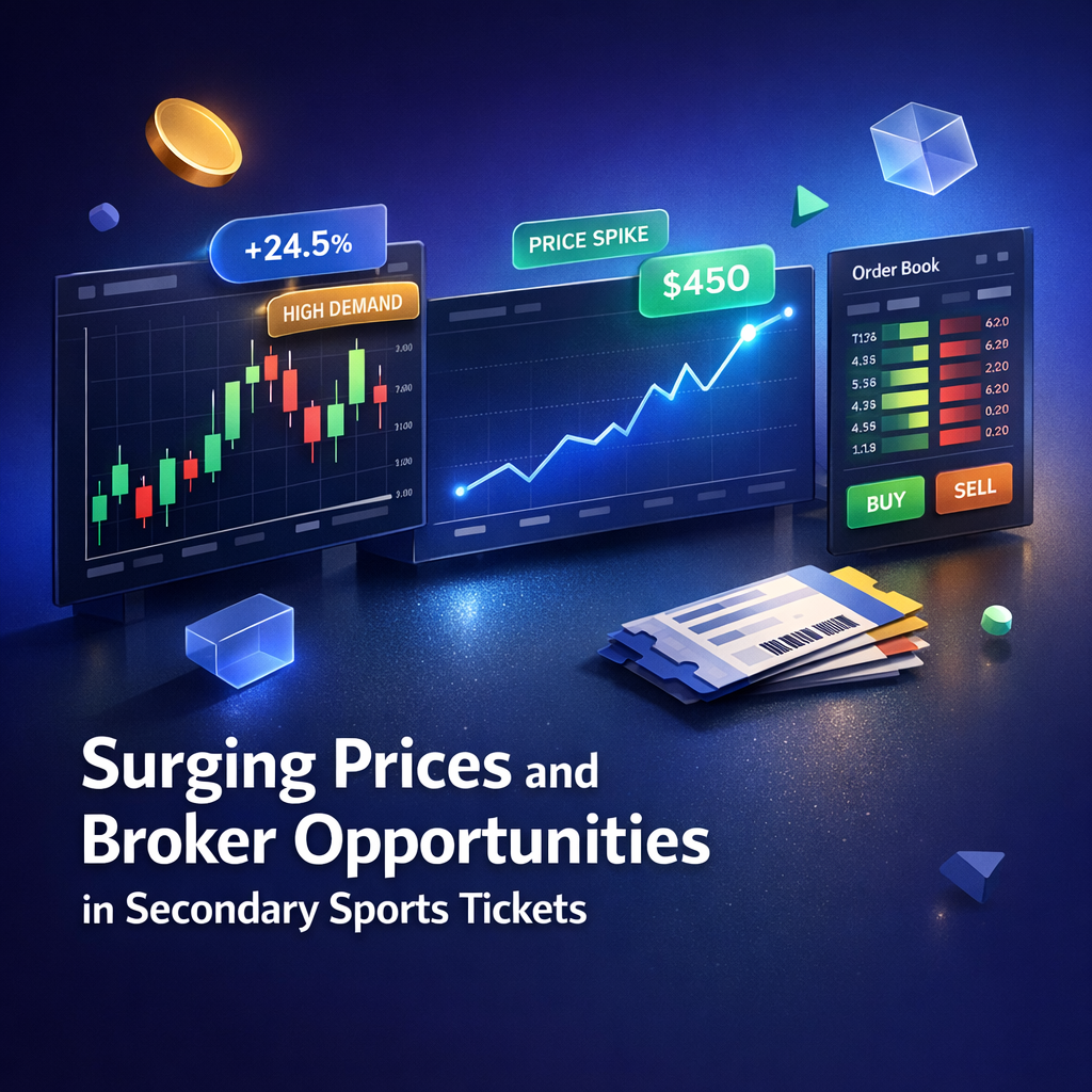 Surging Prices and Broker Opportunities in Secondary Sports Tickets