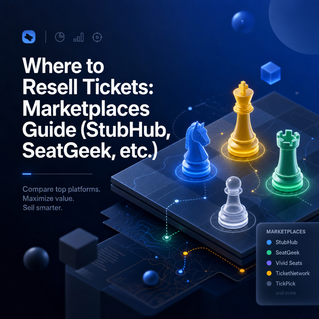 Where to Resell Tickets: Marketplaces Guide (StubHub, SeatGeek, etc.)