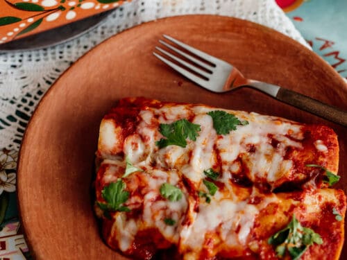 chicken-enchiladas