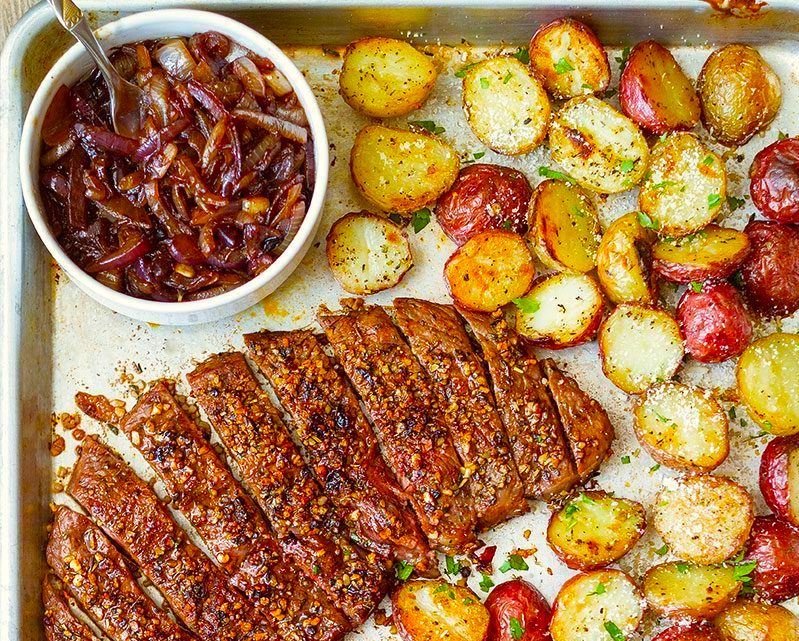 sheet-pan-steak-and-potatoes