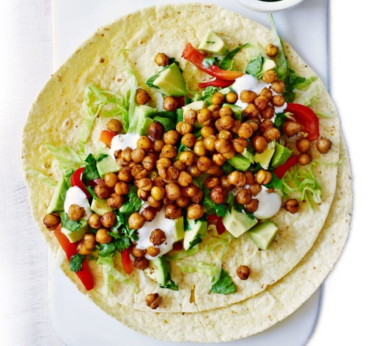 roasted-chickpea-wraps