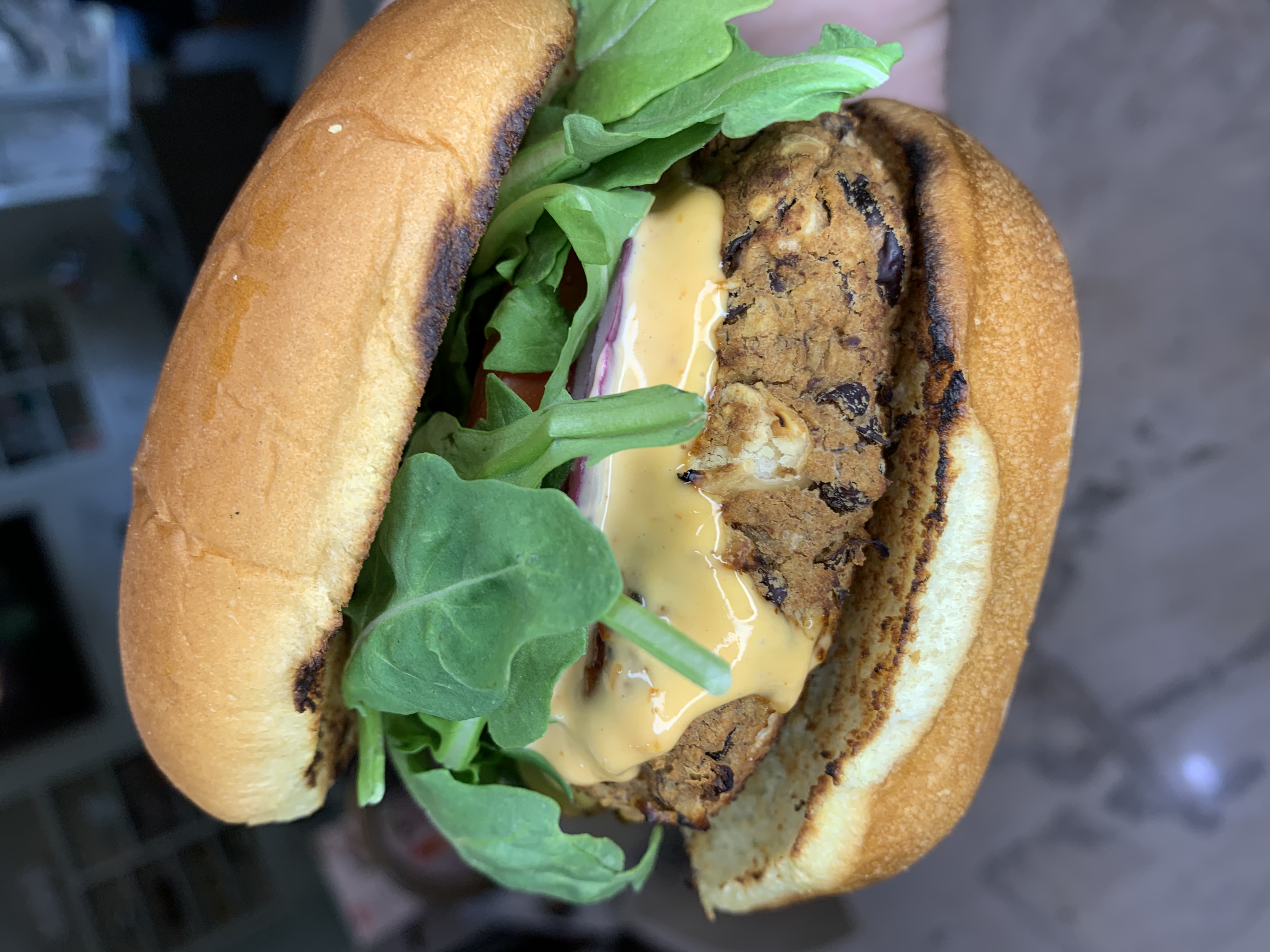 spicy-and-smokey-black-bean-bang-bang-burgers