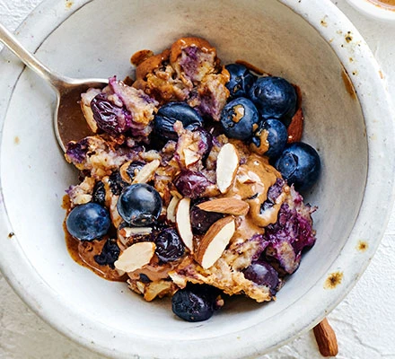 cocoa-and-cherry-baked-oats
