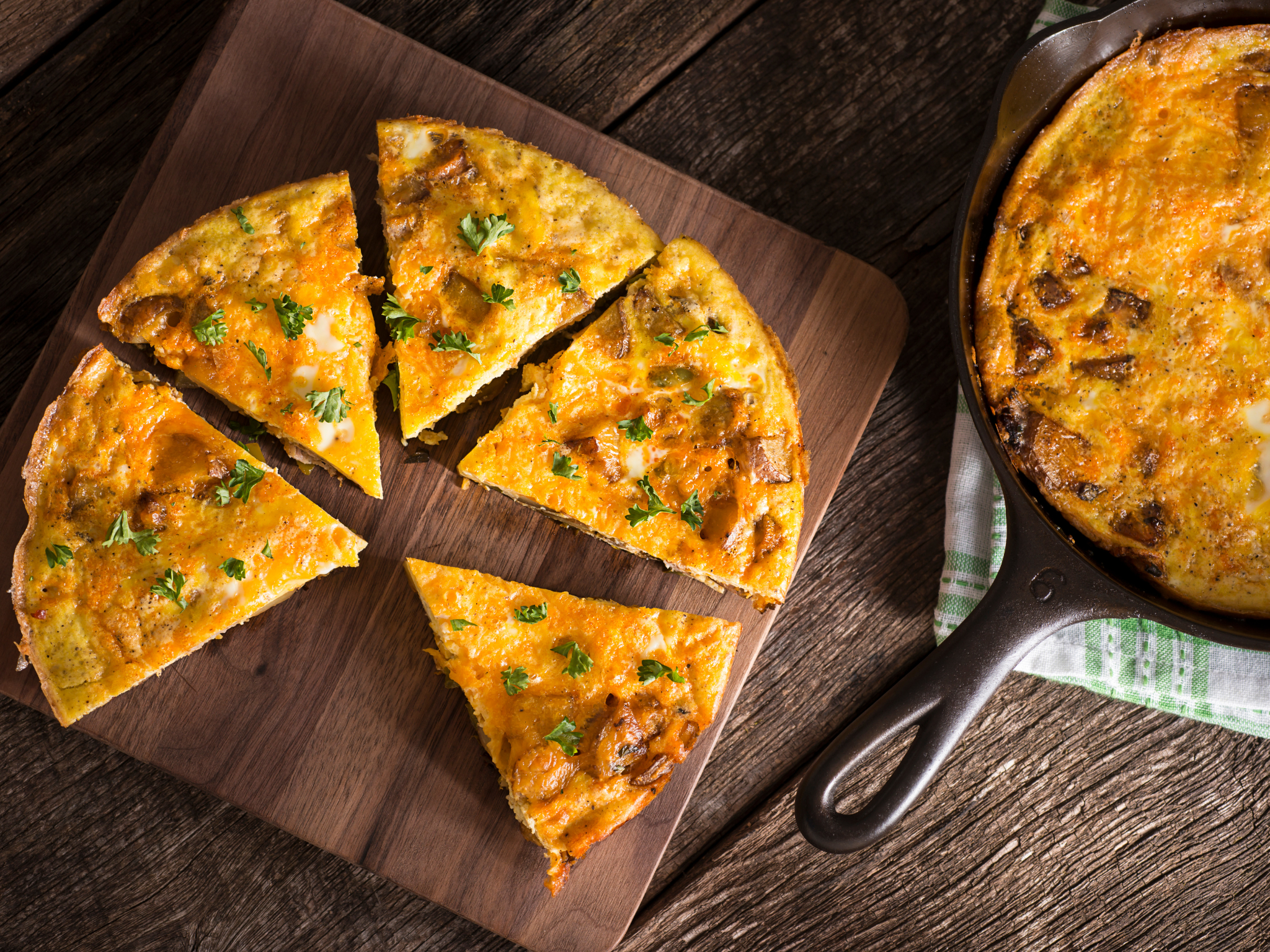 leftover-turkey-frittata