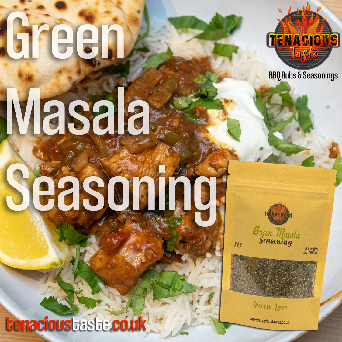 north-indian-green-masala-chicken-curry-pressure-cooker
