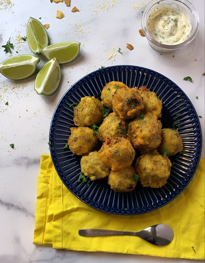 avocado-fritters-with-a-tangy-tajin-sauce