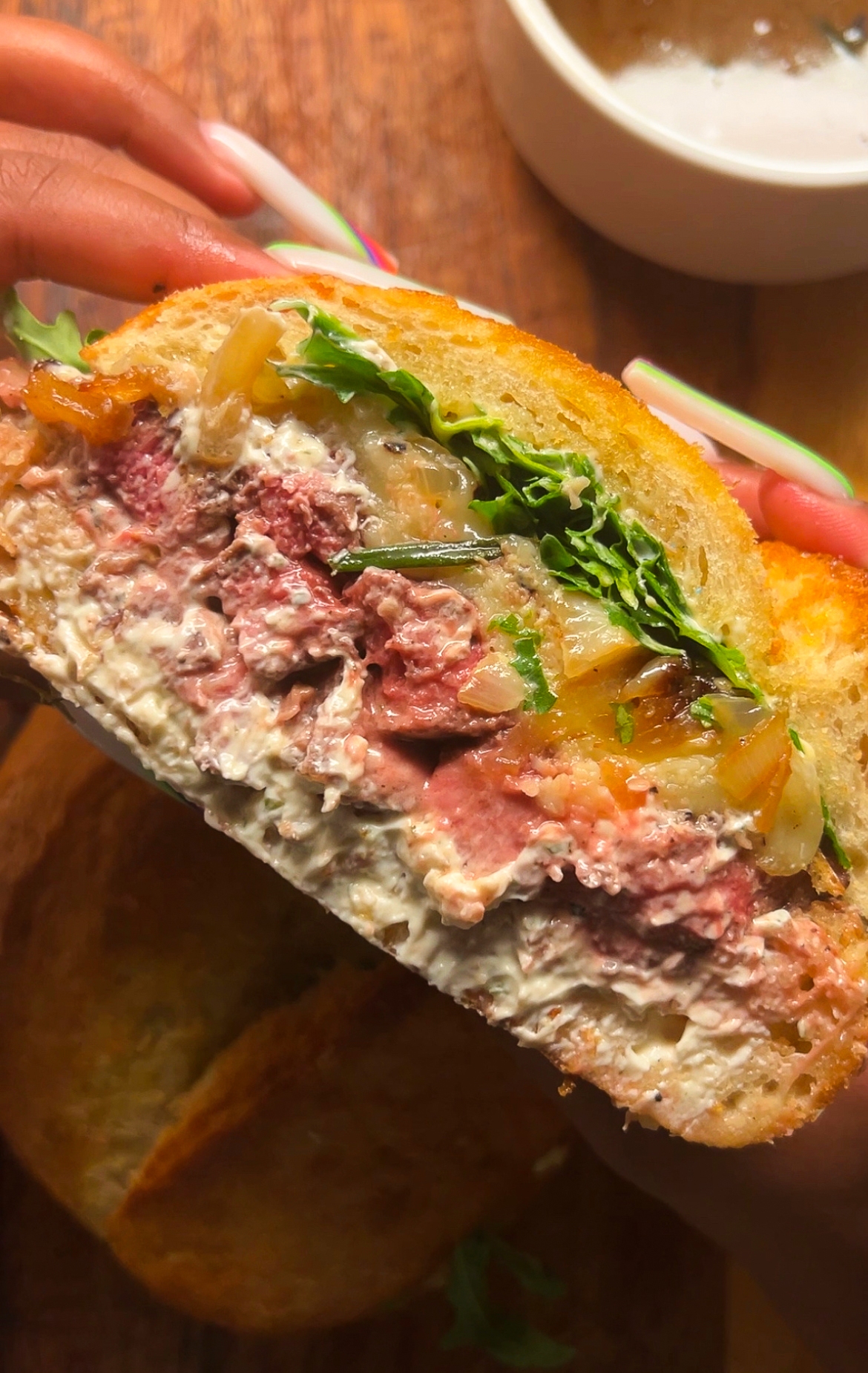 garlic-boursin-steak-sandwich