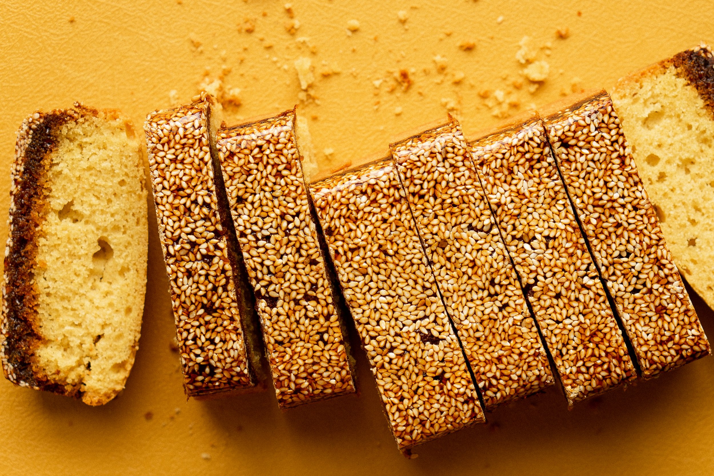 burnt-honey-and-sesame-cornmeal-cake
