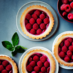 blue-cheese-and-raspberry-tarts