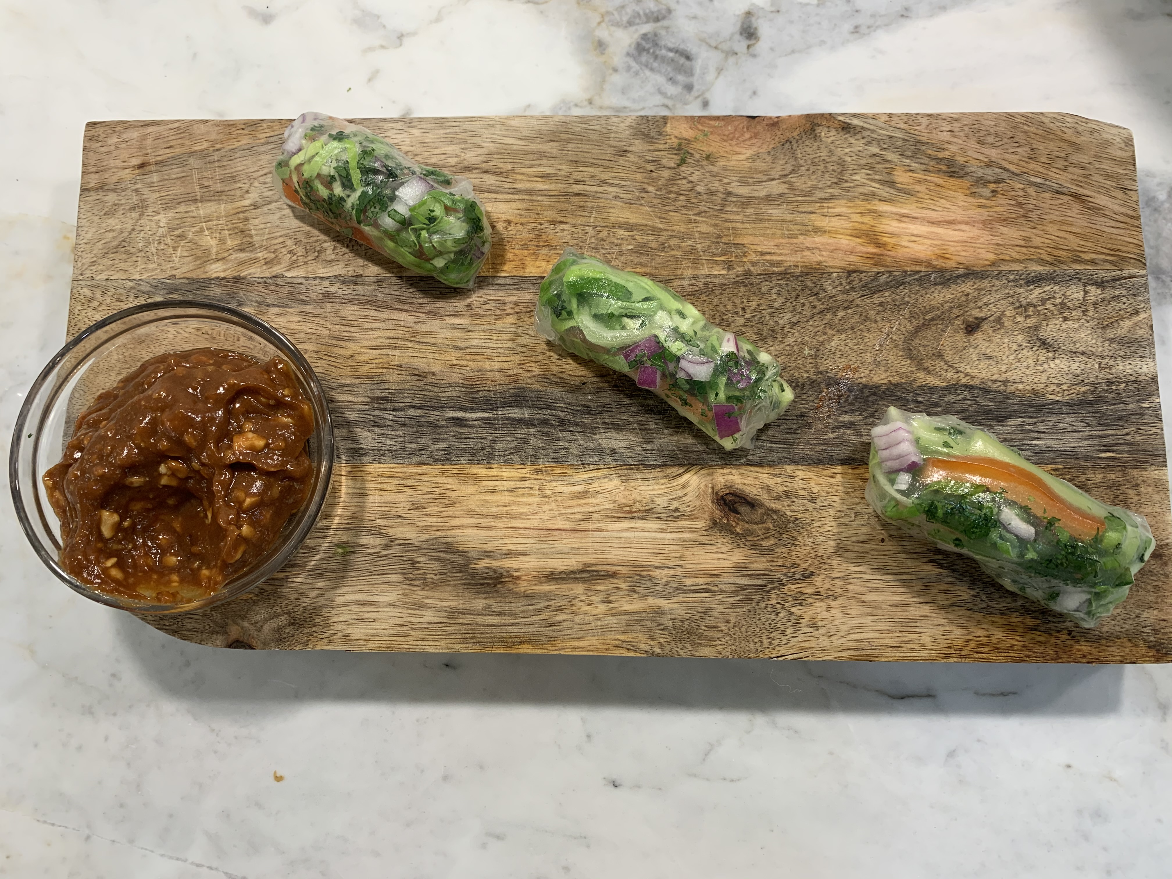 tiny-spring-rolls-with-a-tangy-peanut-saucetiny-spring-rolls-with-a-tangy-peanut-sauce