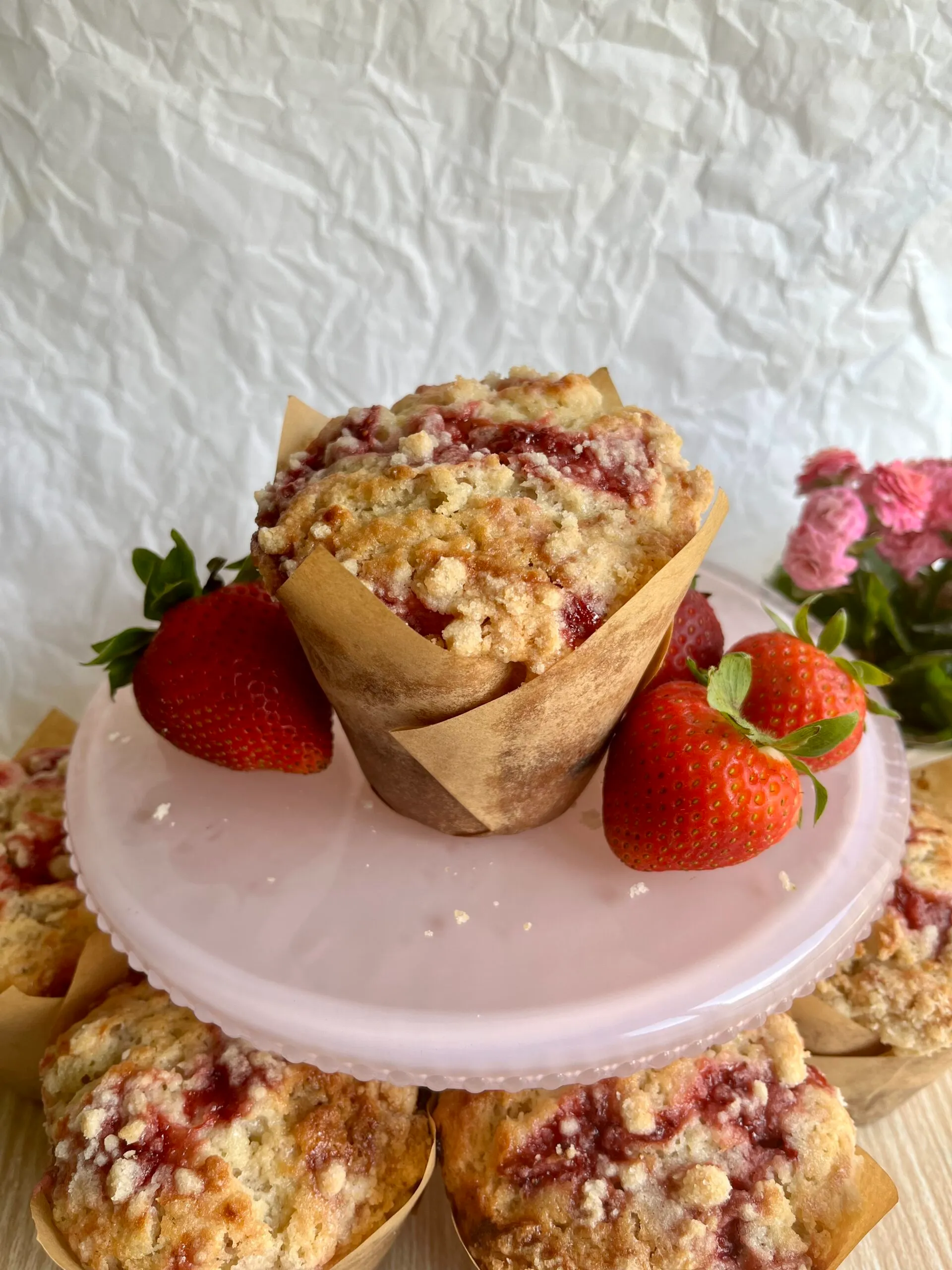 strawberry-muffins