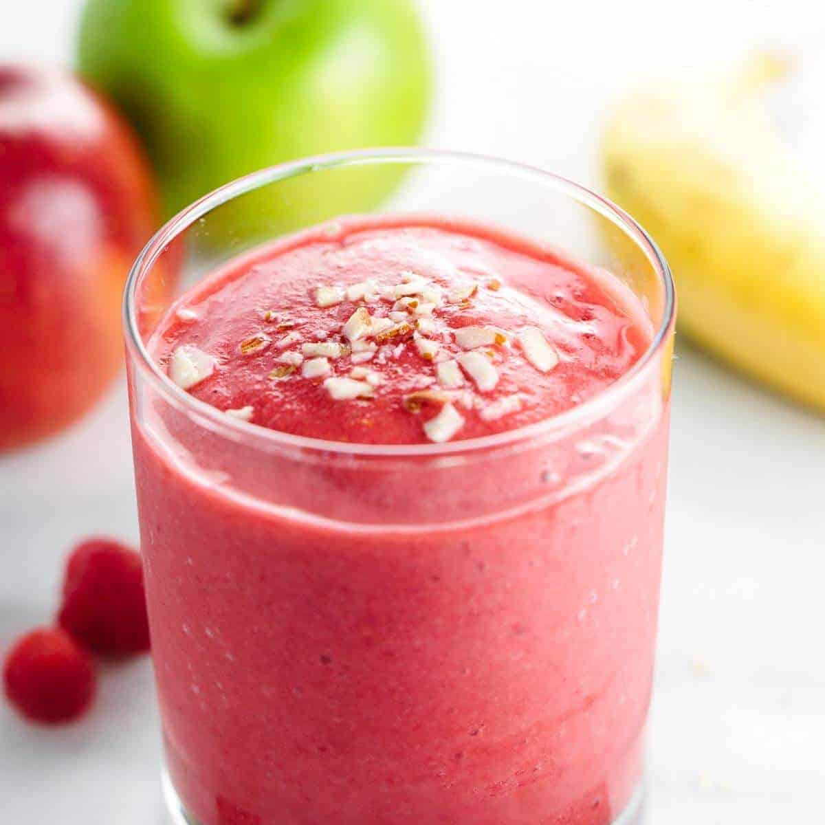 raspberry-and-apple-smoothie