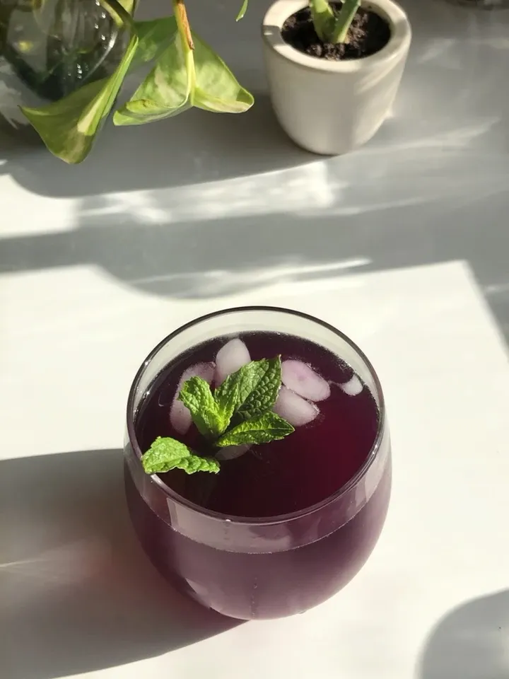 blueberry-tea