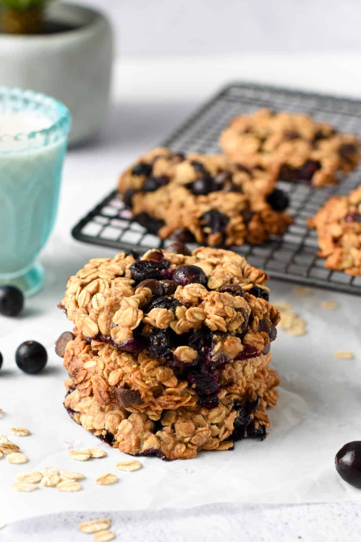 blueberry-oatmeal-cookies