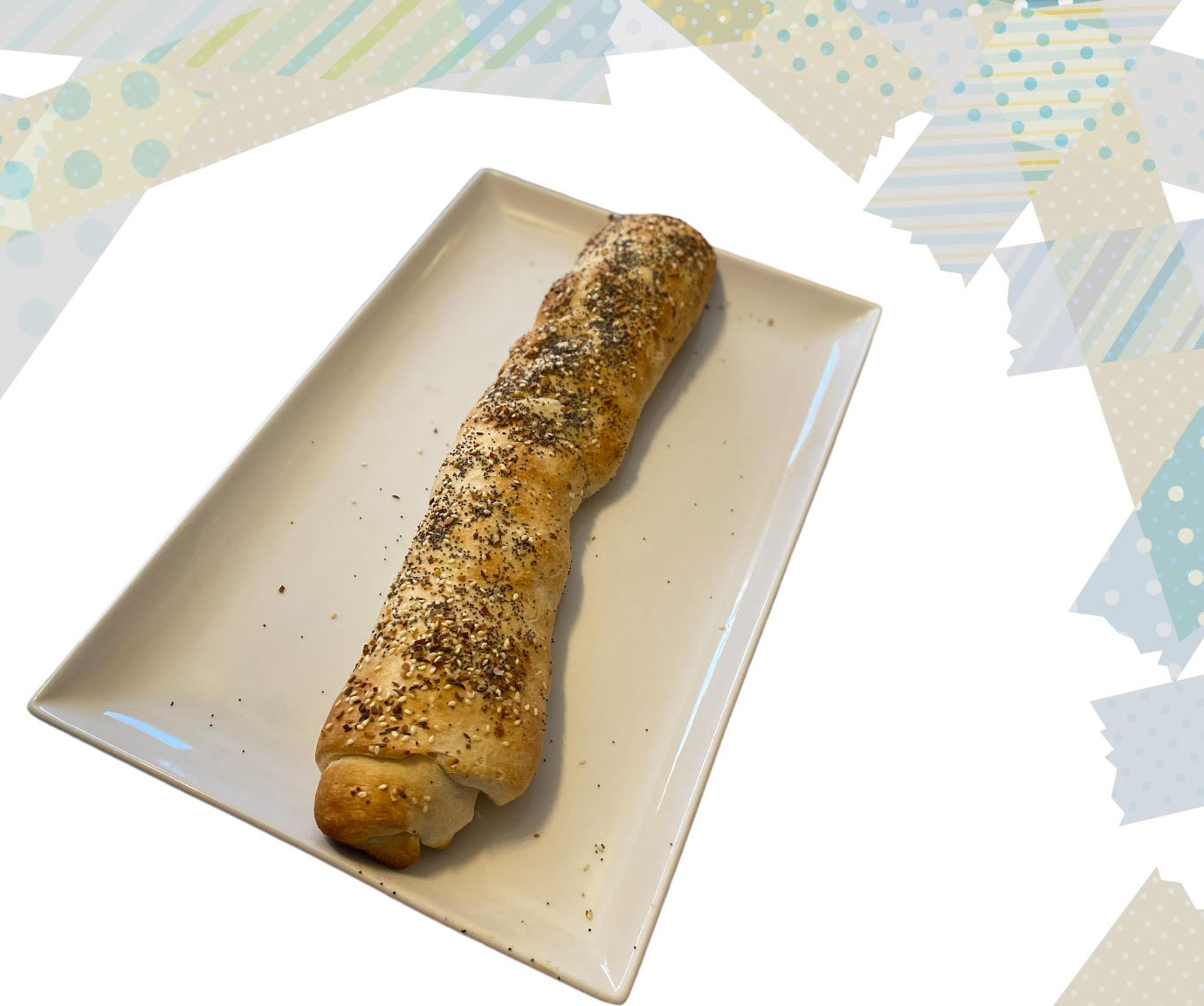 game-day-everything-bagel-sausage-roll