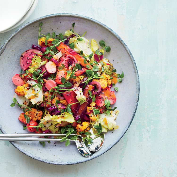 vegetable-rainbow-salad