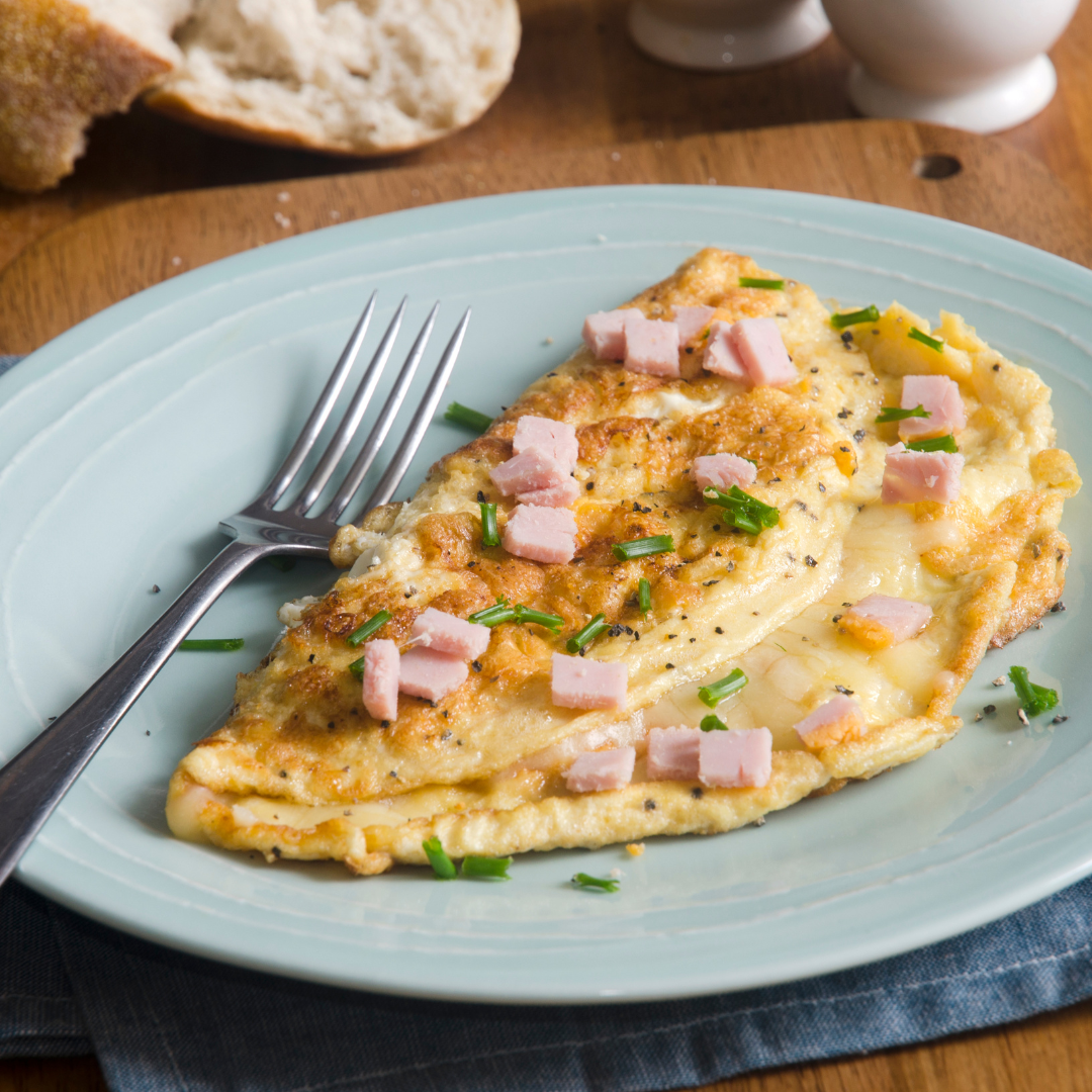 turkey-and-cheese-omelette