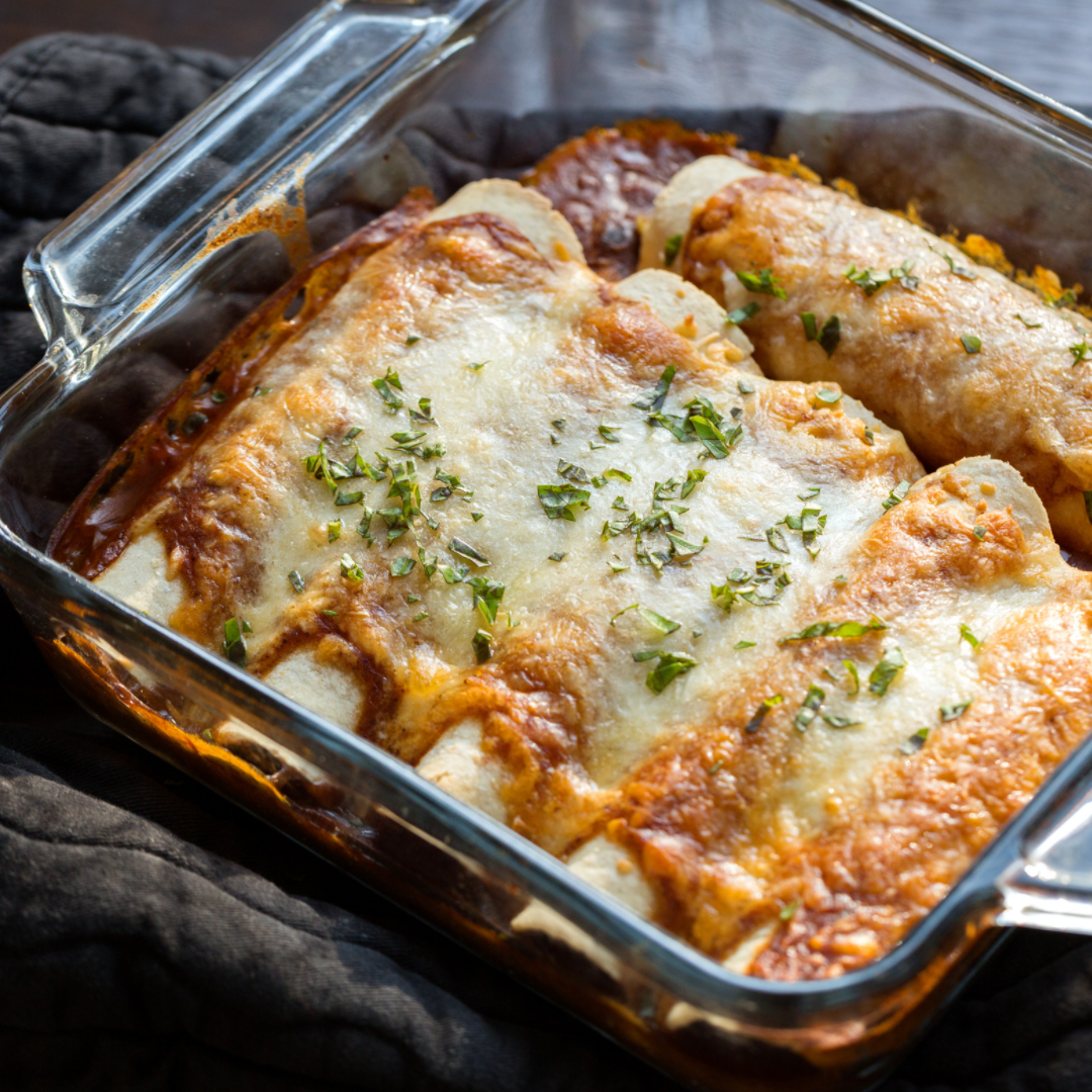 kimo's-cheesy-beef-and-bean-enchiladas
