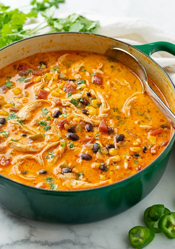 crockpot-chicken-enchilada-soup