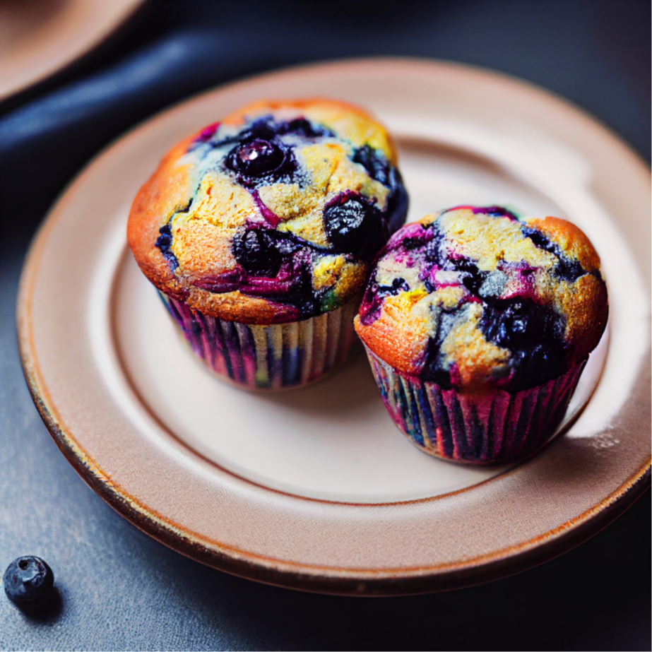 berry-cornmeal-muffins