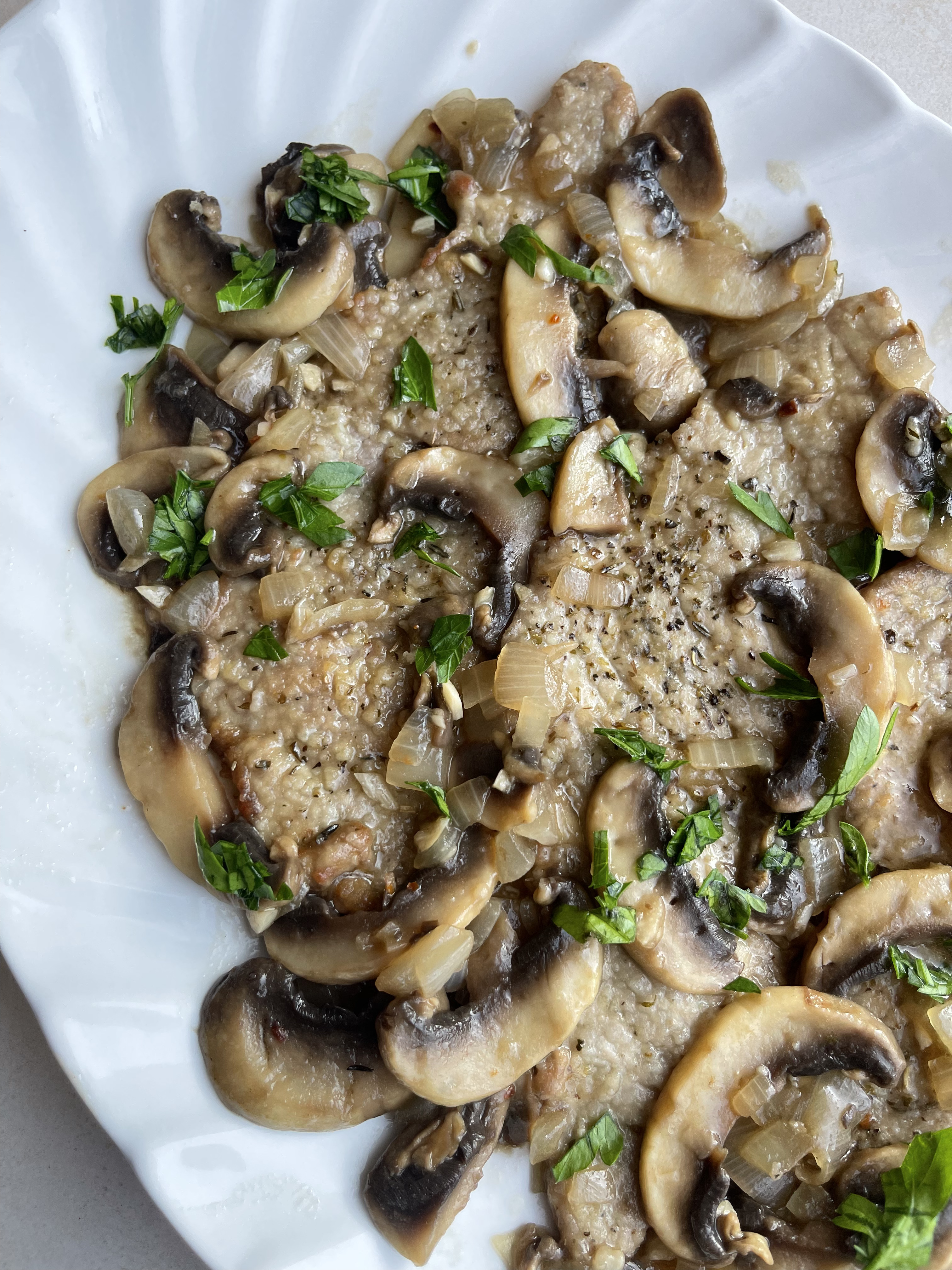 veal-in-a-mushroom-sauce