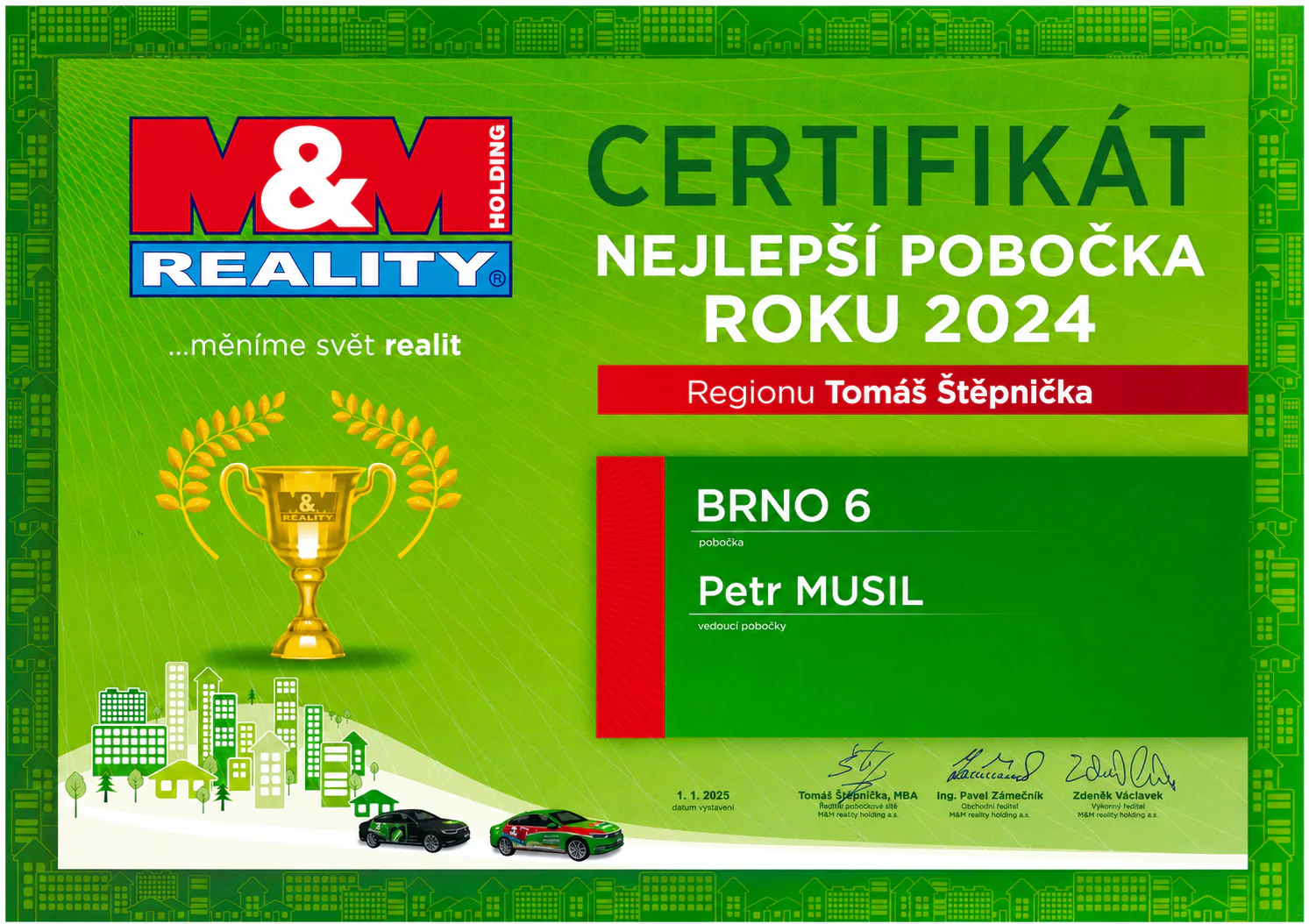 Fotografie pobočky M&M Reality Brno 3