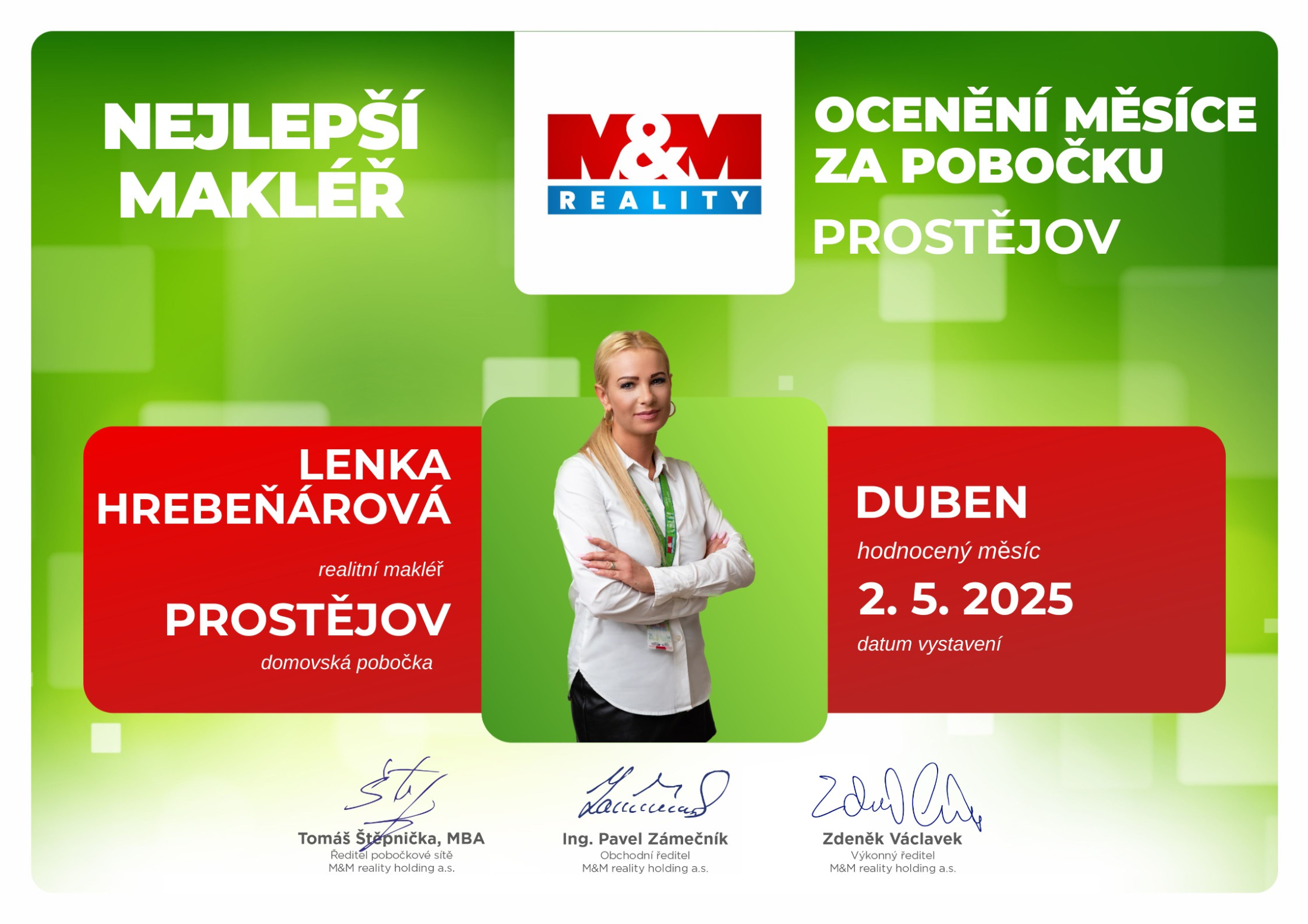 Diplom Duben 2025