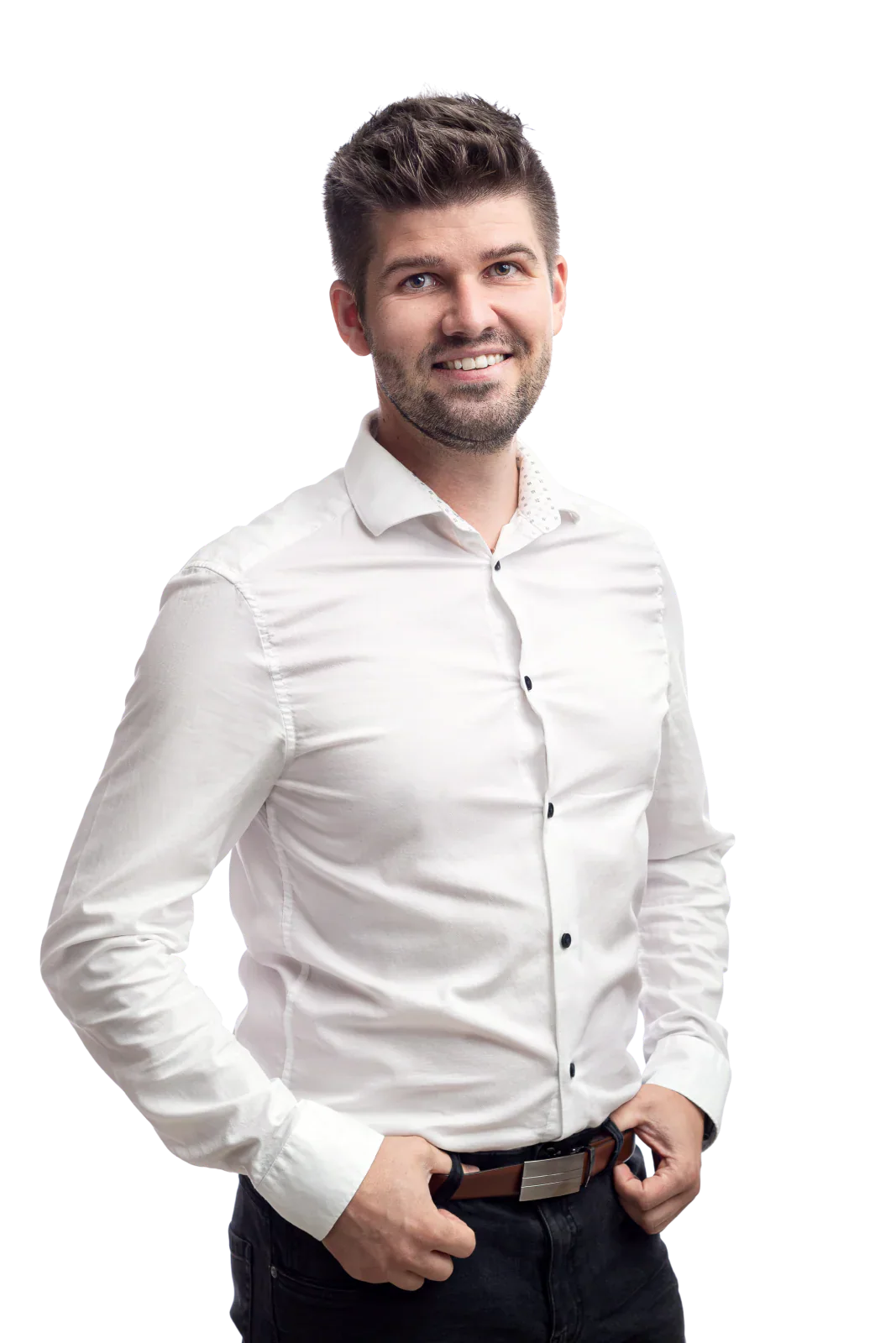 Portrét realitního makléře Ing. Petra Samka