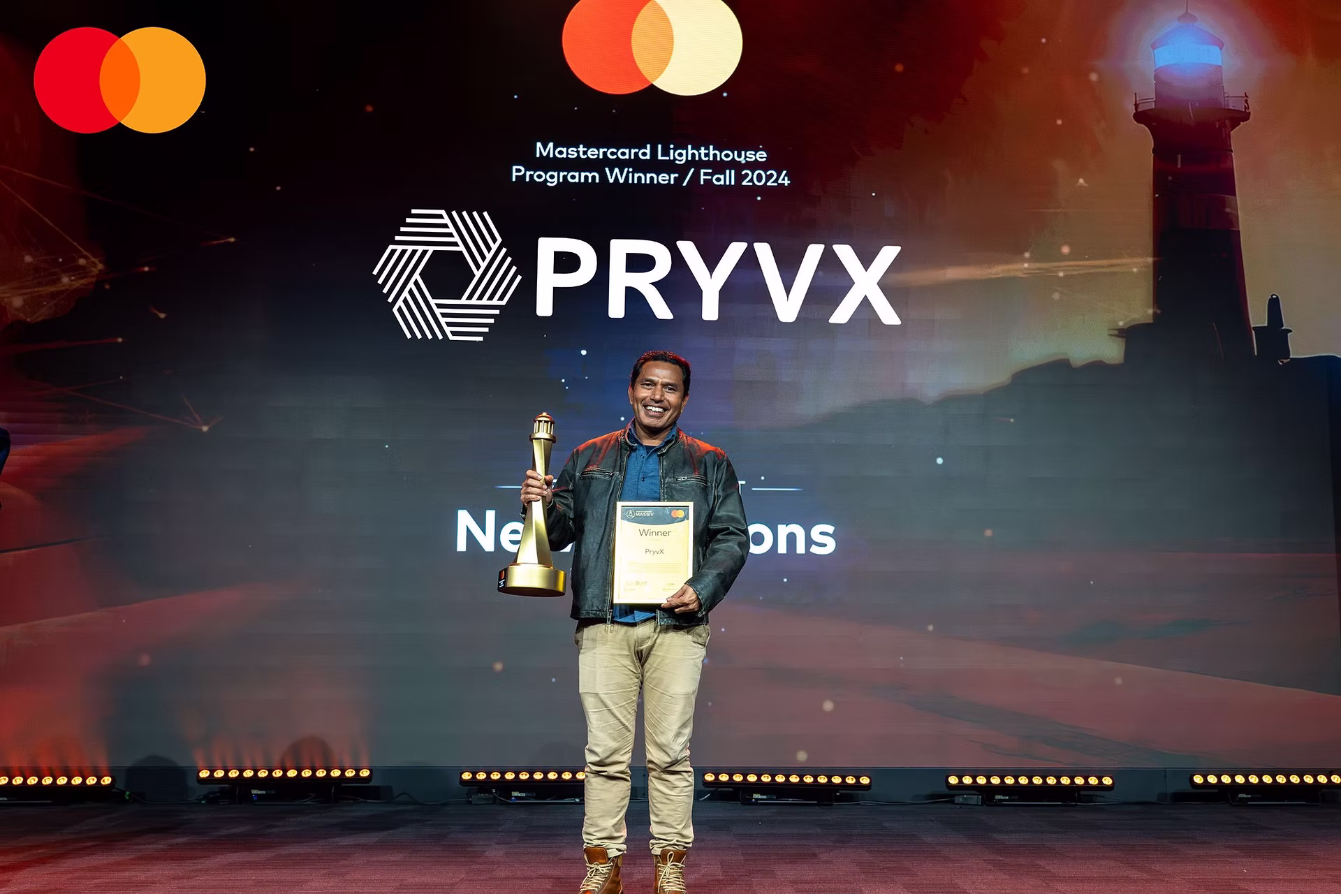 PryvX Named Winner of Mastercard Lighthouse MASSIV