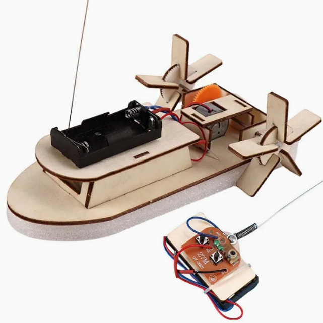 DIY Remote-Controlled Foam Boat