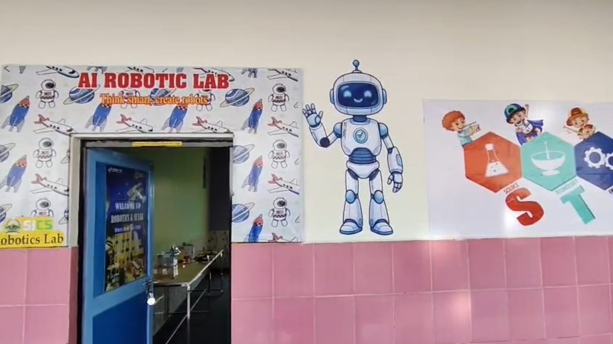 AI Robotic Lab Setup At School
