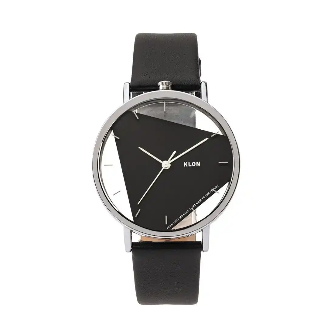 INVISIBLE UNIVERSAL SHAPES [triangle] BLACK 38mm