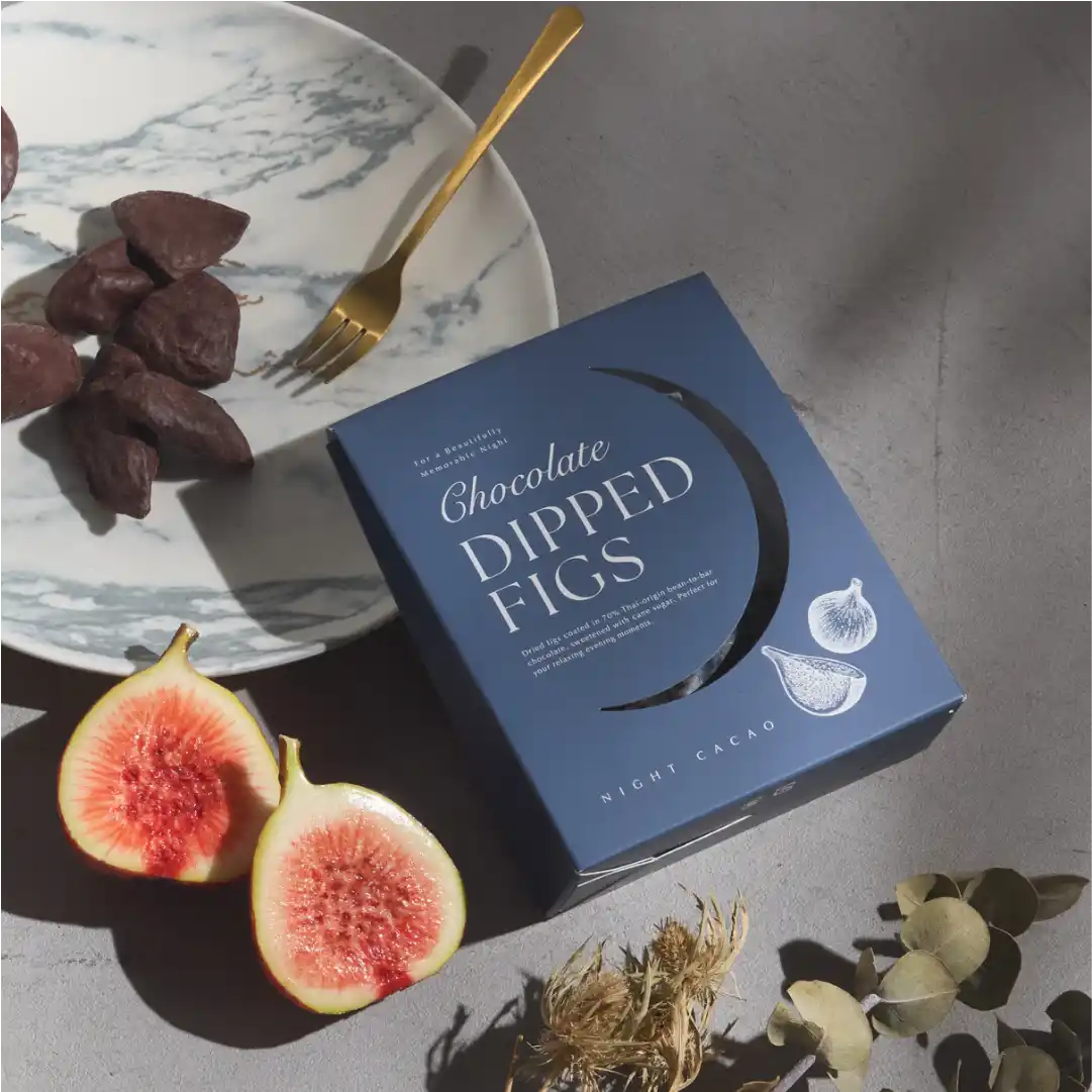 いちじくのチョコレートがけ