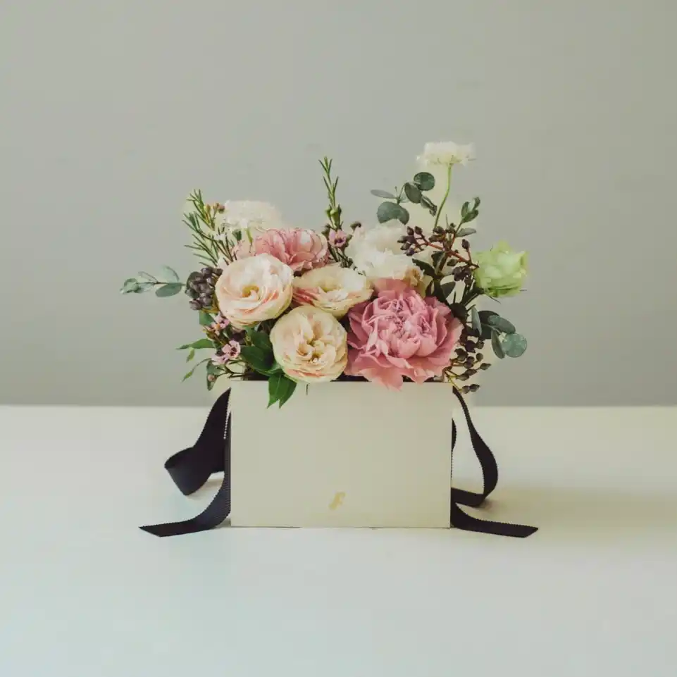 Always Flowers / Flower BAG No.1／フラワーバッグアレンジ ピンク／生花