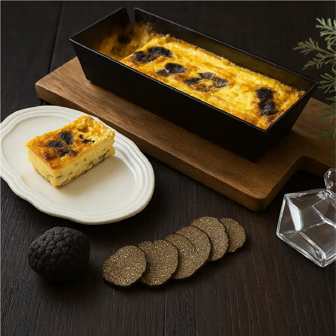 甘くないバスクチーズケーキ（トリュフ）