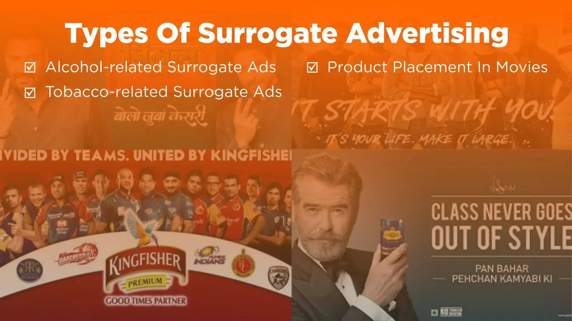 Types Of Surrogate Advertising