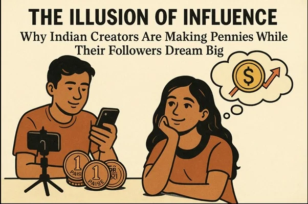 The Illusion of Influence: Why Indian Creators Are Making Pennies While Their Followers Dream Big